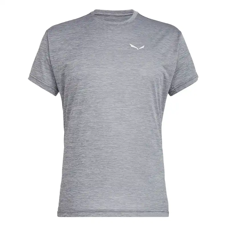 Men‘s Puez Melange Dry Short Sleeve Tee - Quiet Shade Melange - Small