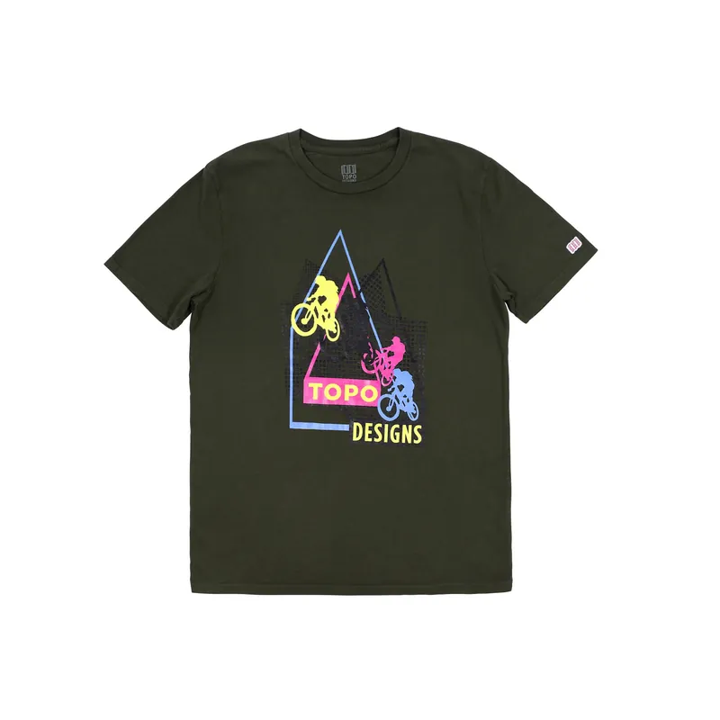 Men‘s Bikes Tee - Short Sleeve - Olive - Medium