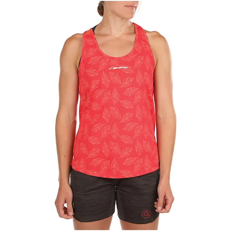 Women‘s Leaf Tank - Hibiscus - XL