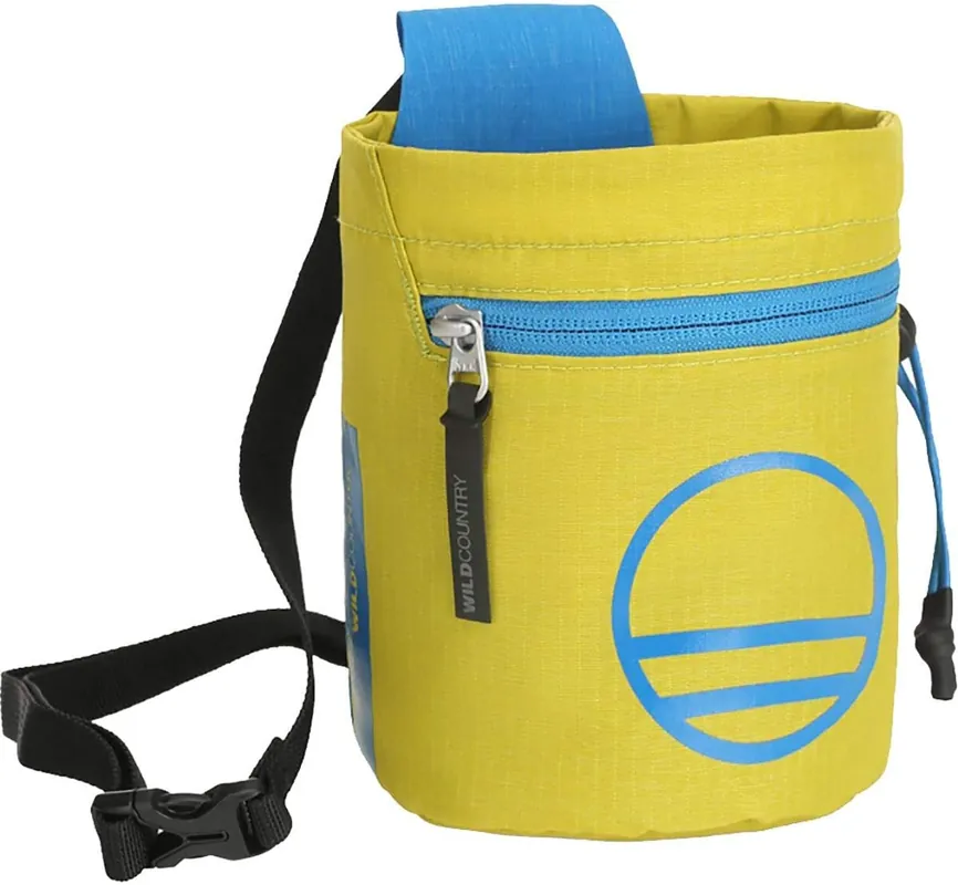 Wild Country Flow Chalk Bag - Citronelle/detroit Blue