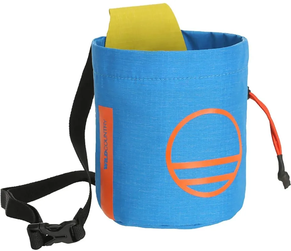 Wild Country Session Chalk Bag - Detroit Blue/citronelle