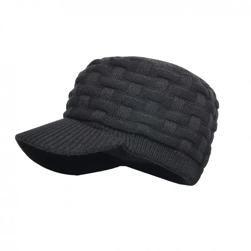 Dexshell Beanie Peaked Black - One Size