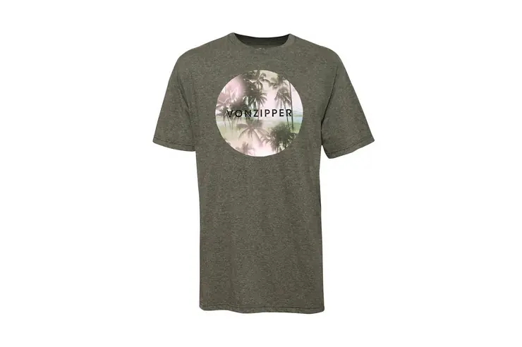 Vonzipper Sweet Spot SS Shirt Sage Black Heather - SM