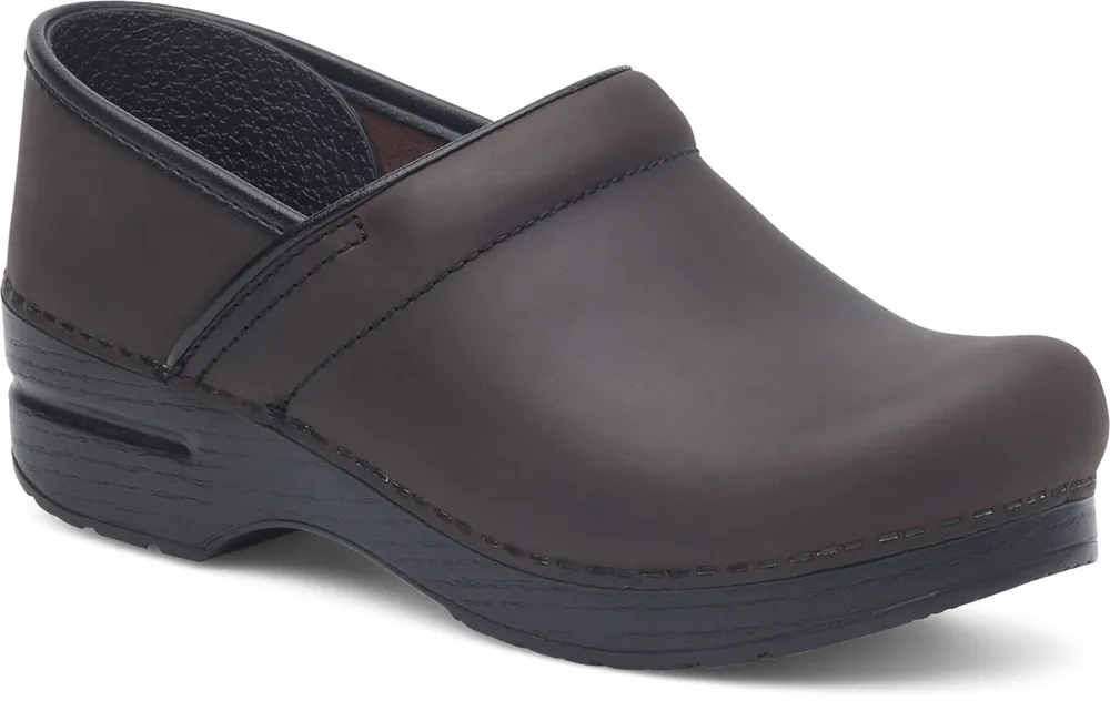 Women‘s Professional Clog Antique Brown/Blk - 40
