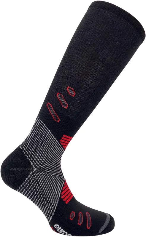 Eurosock Liner Compression Socks - Black-red - Medium