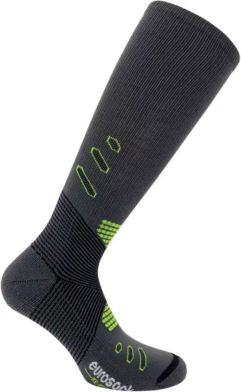 Eurosock Liner Compression Socks - Carbon-green - Small