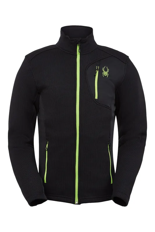 Men‘s Bandit Full-zip - Black / Mojito - Small