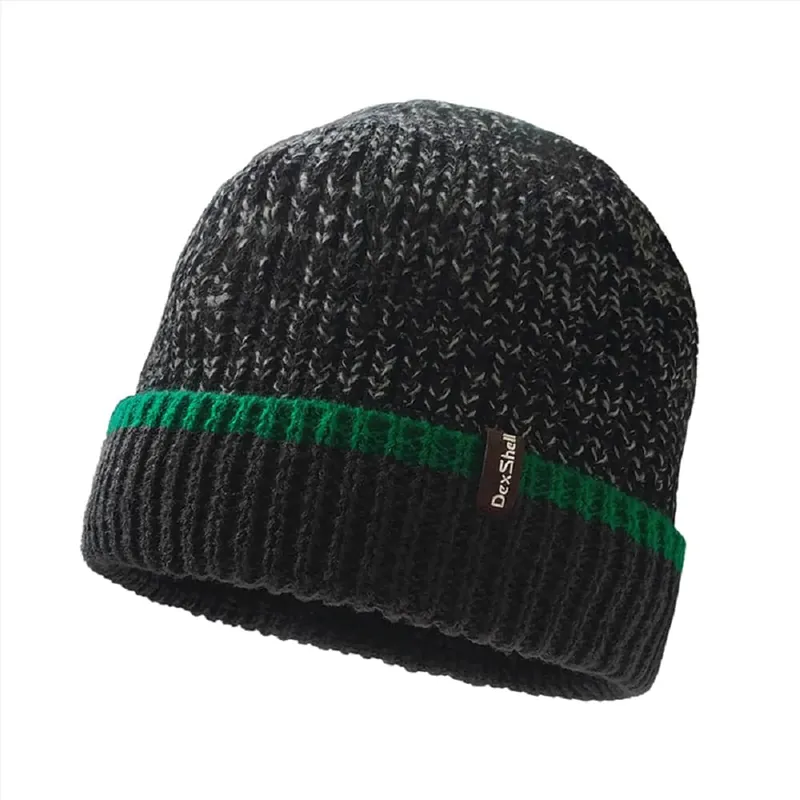 Cuffed Beanie - Green Edge - Small/Medium