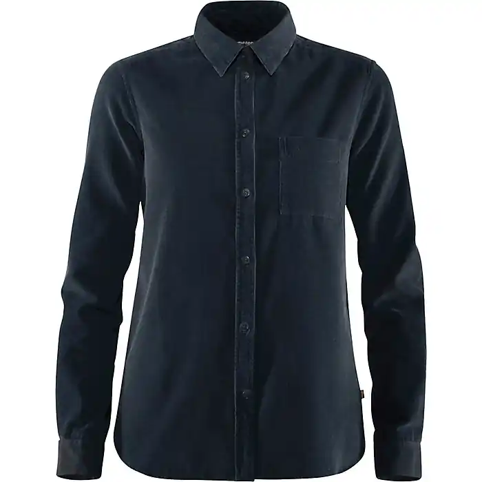 Women‘s Ovik Cord Shirt - Dark Navy - Small