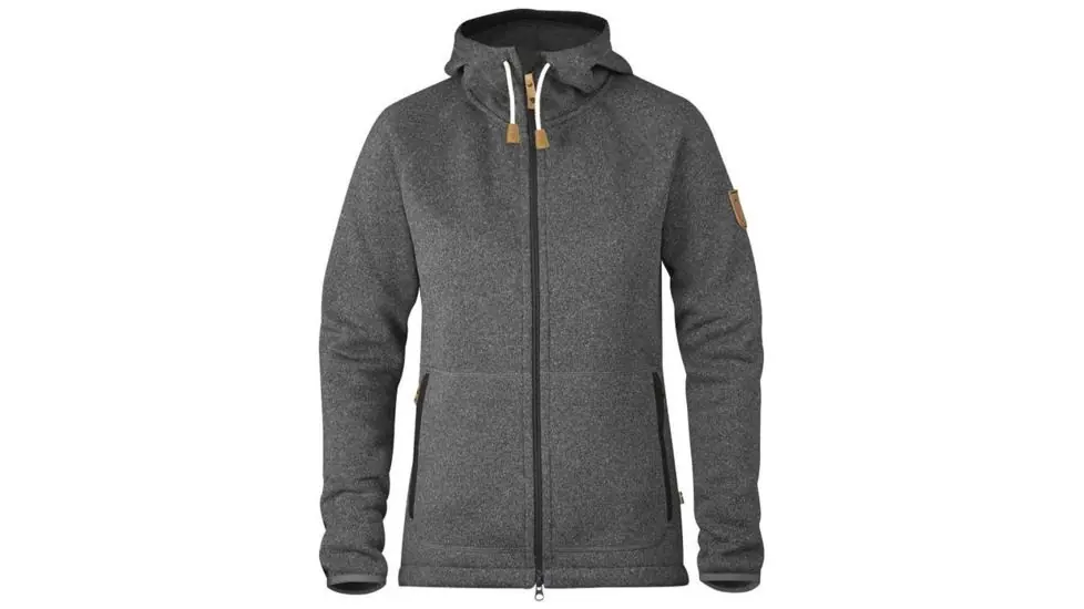 Women‘s Ovik Fleece Hoodie - Dark Grey - XS