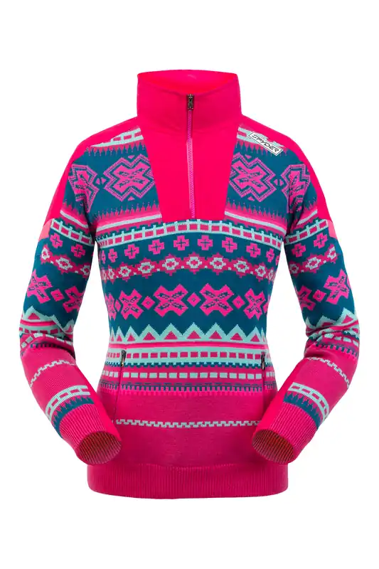 Women‘s Legacy Gtx Infinium Lined Half Zip - Berry - XS