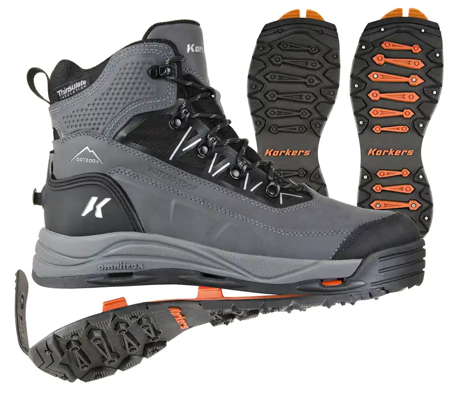 Men‘s Verglas Ridge W/ Snowtrac Icetrac Soles - Grey - 14
