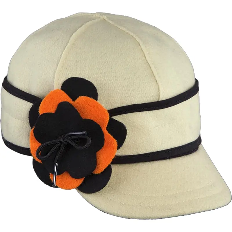 Women‘s The Petal Pusher Benchwarmer Cap - Black/orange - 7