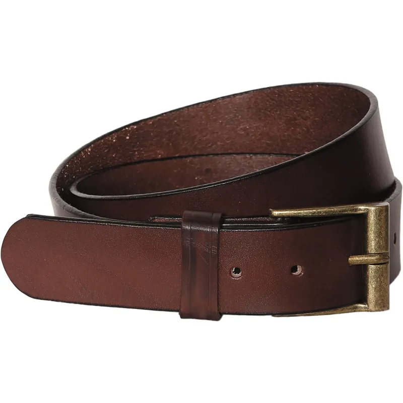 Men‘s Sk Leather Belt - Brown - 48