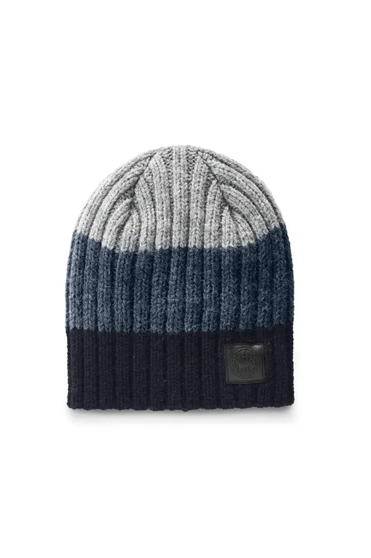 Women‘s Block Rib Slouch Hat - Navy