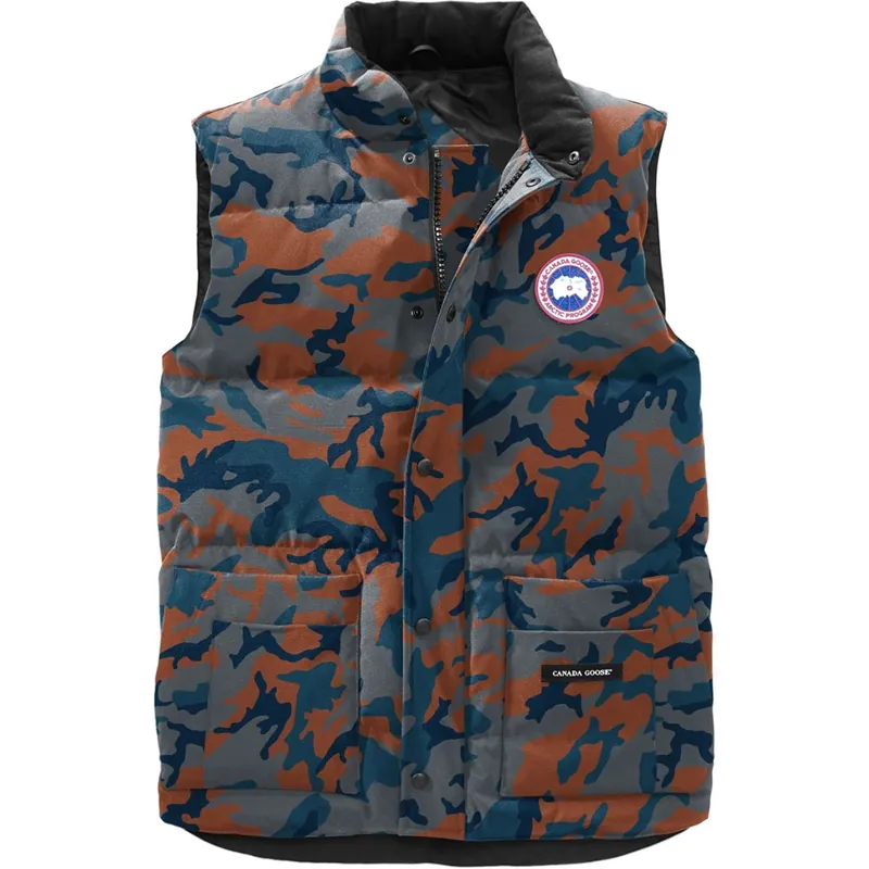 Men‘s Garson Crew Vest Camo - Classic Camo/rust - Small