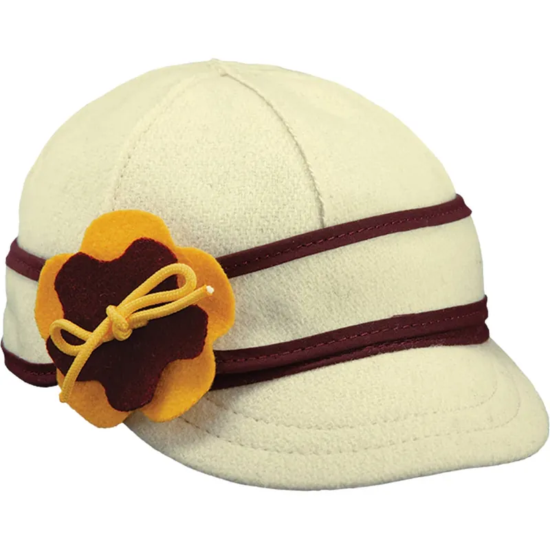 Girl‘s Lil Benchwarmer Petal Pusher - Maroon/gold - Infant