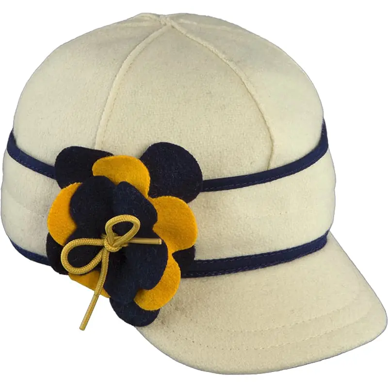 Women‘s The Petal Pusher Benchwarmer Cap - Navy/gold - 6 7/8