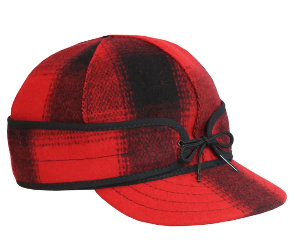 Men‘s The Mackinaw Cap - Red/black Plaid - 7