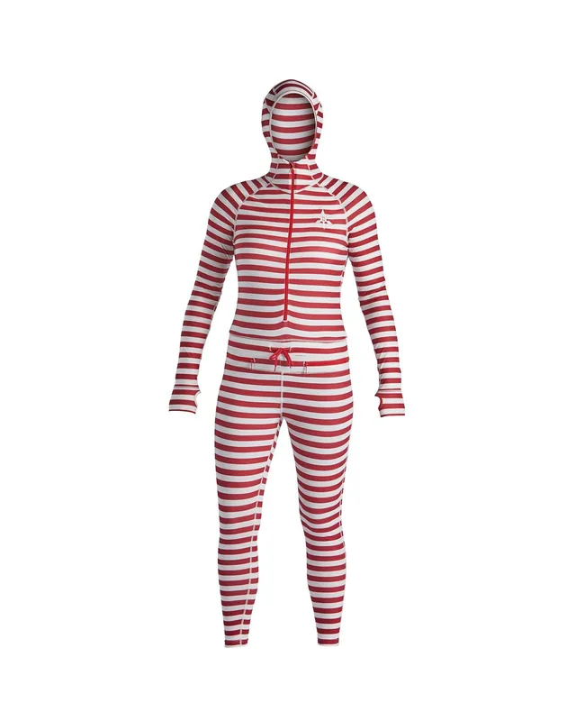 Women‘s Classic Ninja Suit - Dark Red Stripe - XS