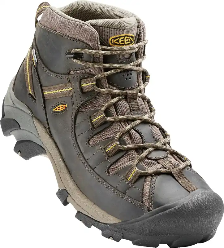 Men‘s Targhee II Mid Black Olive/Yellow - 9.5