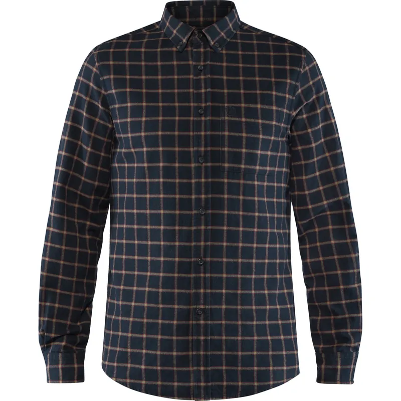 Men‘s Ovik Flannel Shirt - Dark Navy - Small