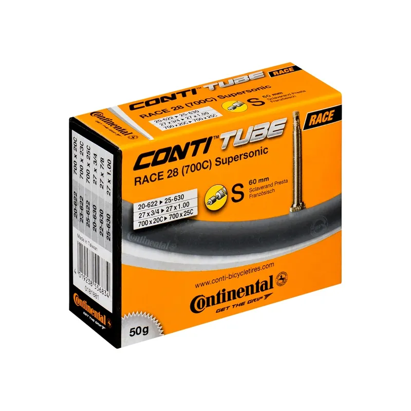 60mm Supersonic Presta Valve Tube - 700 x 18-25