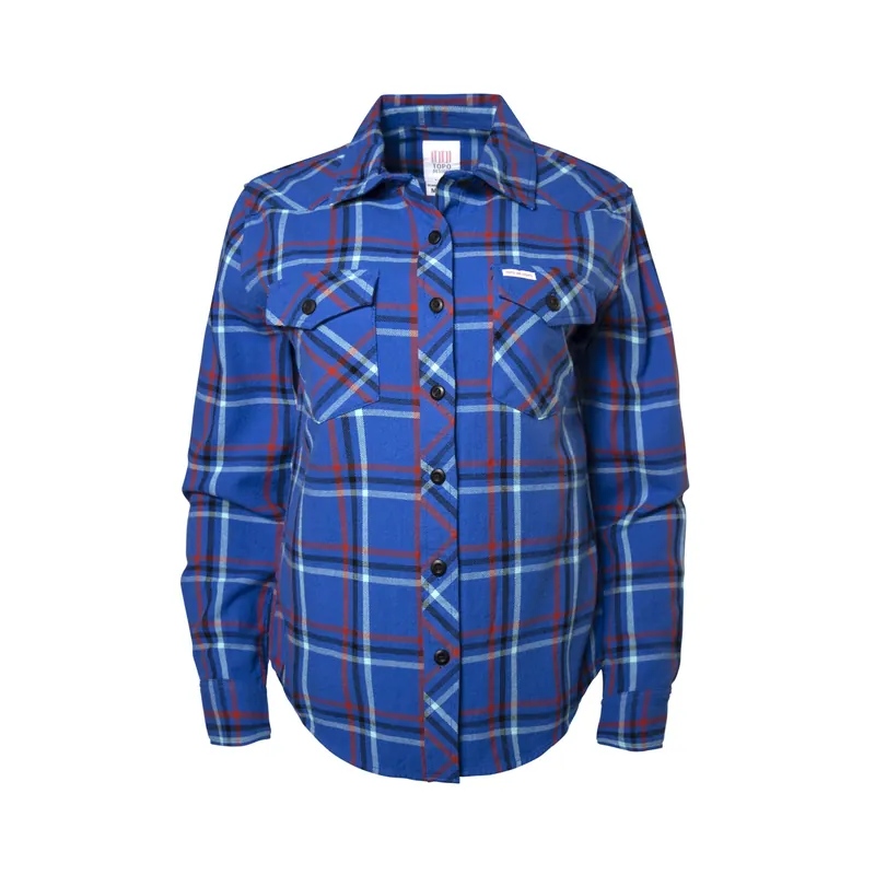 Women‘s Mountain Shirt- Plaid - Blue - XS