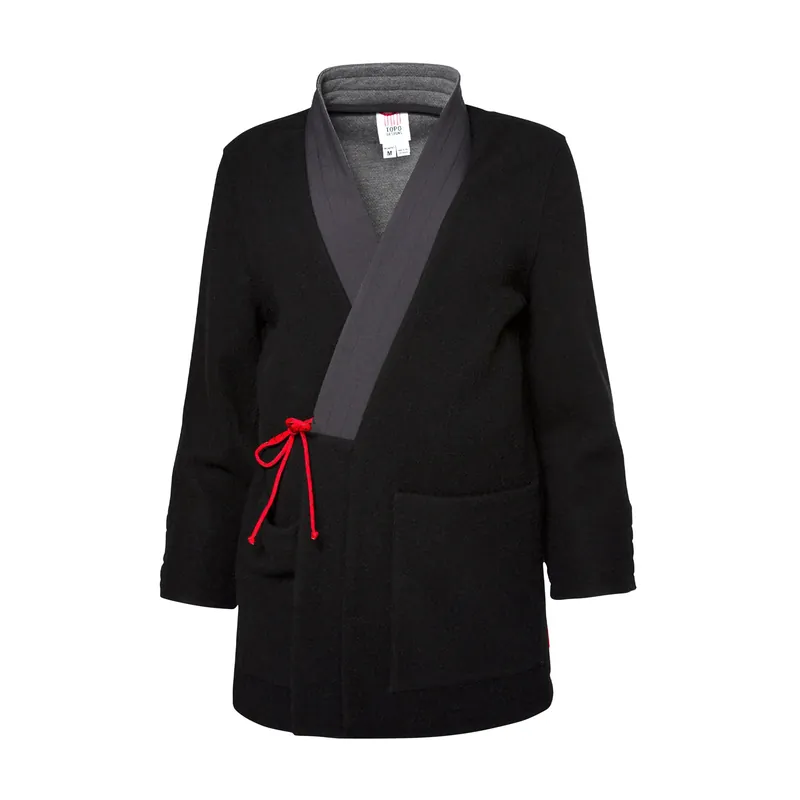 Women‘s Global Wrap Sweater - Black - XS