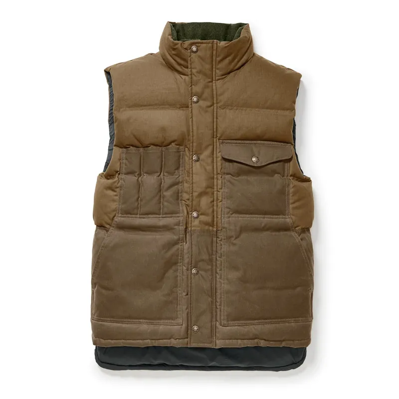 Men‘s Down Cruiser Vest - Dark Tan - XXL