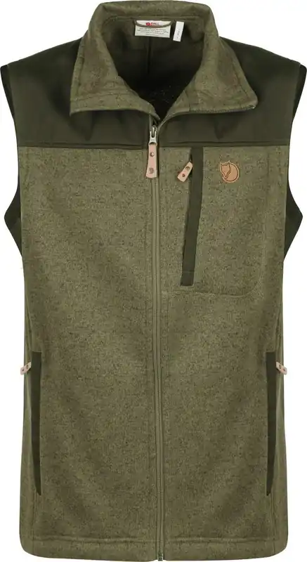 Men‘s Buck Fleece Vest - Laurel Green-deep Forest - XXL