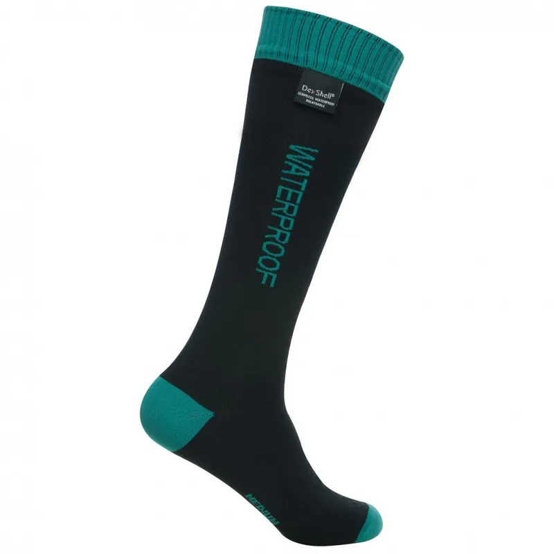 Dexshell Wading (w/in-cuff seal) Sock Sea Green/Black - S