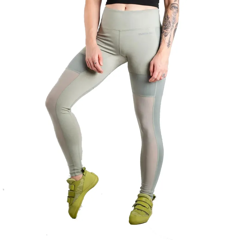 Women‘s Mesh Leggings - Grass Green - Large
