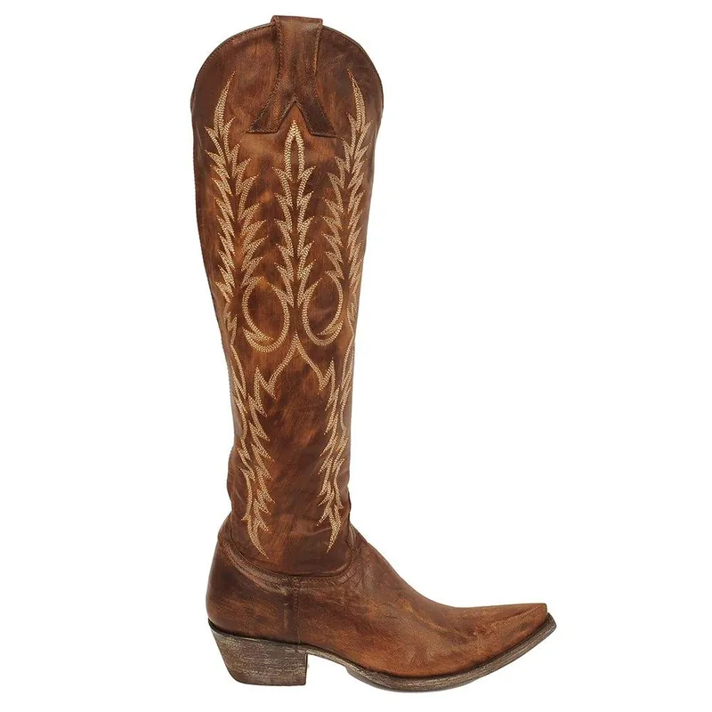 Women‘s Mayra Boots Vesuvio Brass - 9