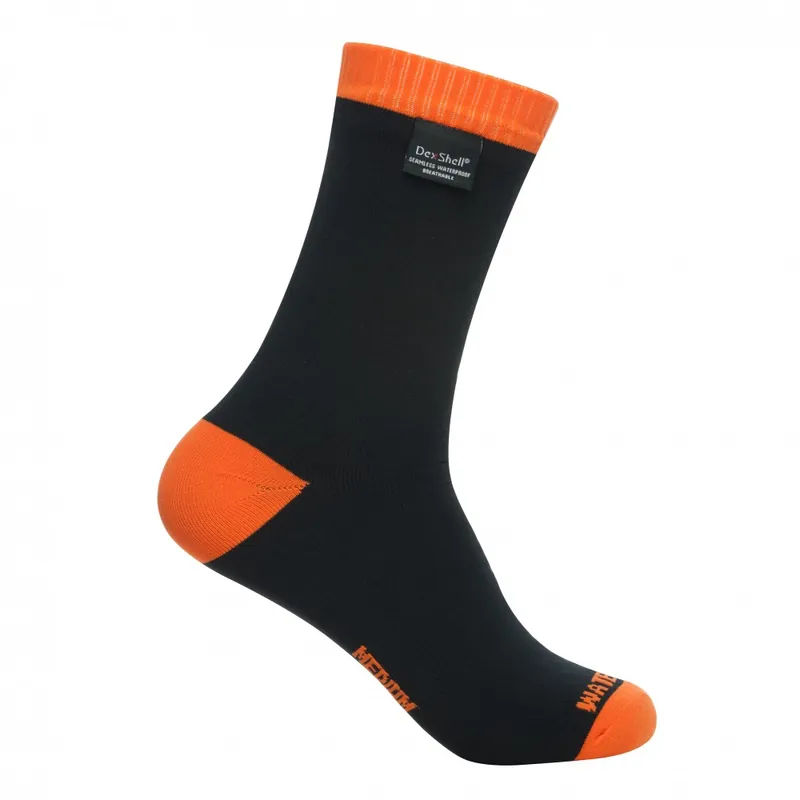 Dexshell Thermalite Sock Black/Tangelo Red - M
