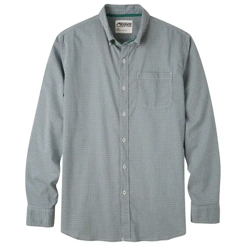 Uptown Tattersall Shirt Deep Jade - Medium
