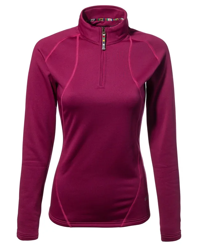 Women‘s Dorje Zip Tee Tika/Phagun - XL