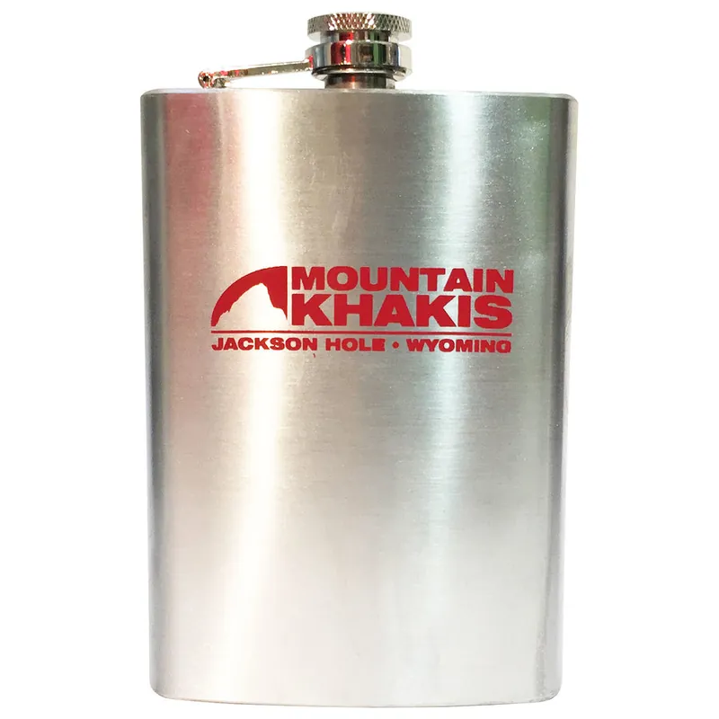 Stainless Steel Bison Flask Stainless Steel - One Size