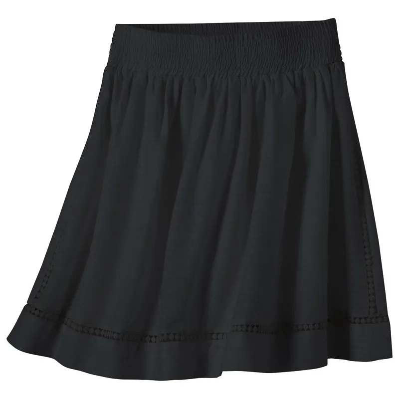 Women‘s Flutter Skirt Relaxed Fit - Black - XS
