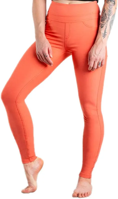 Women‘s Active Jeans - Coral - X Small Tall