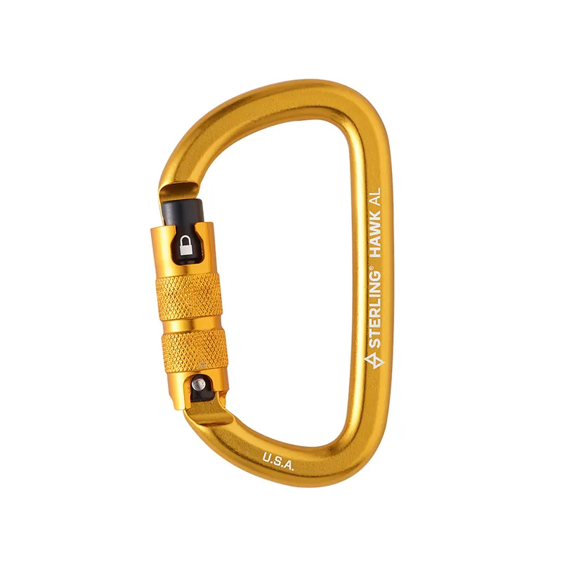 Hawk Screwlock Asymm D Carabiner