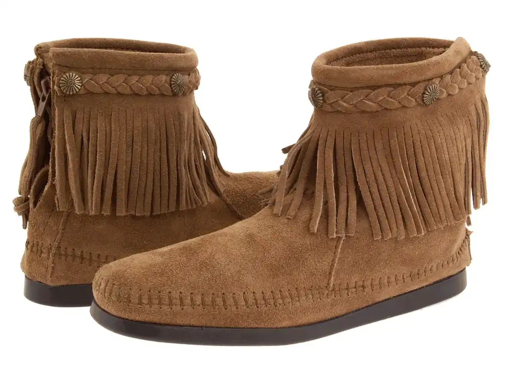 Women‘s Hi Top Back Zip Boot Taupe - 7.5