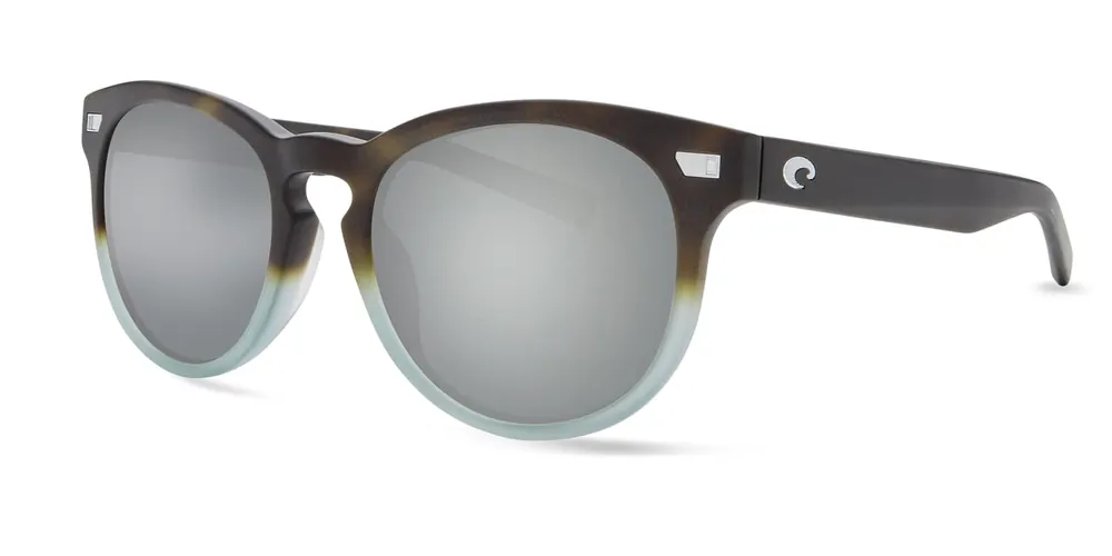 Delmar Sunglasses - Matte Tide Pool Frame/Gray Silver Mirror 580G