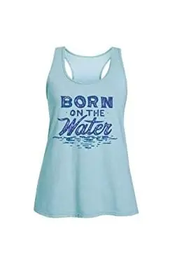 Men‘s Isla Racer Back Tank - Aqua - L