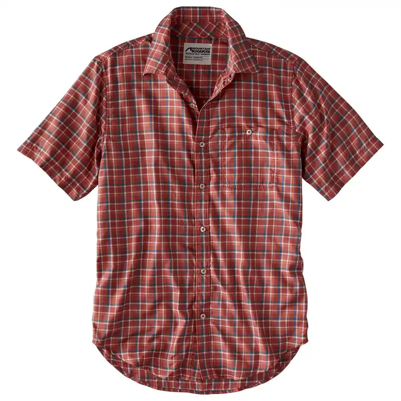 Men‘s Smuggler Short Sleeve Shirt - Rojo - S