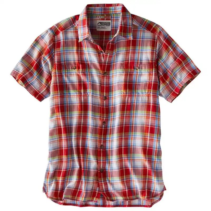 Men‘s Meridian Short Sleeve Shirt - Engine Red - S