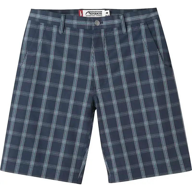 Men‘s Mulligan Short Navy Plaid - 30W 10In