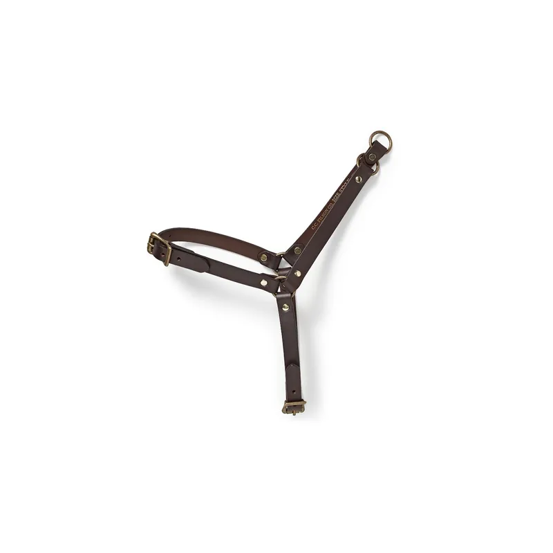 90126 Leather Dog Harness Brown - Small
