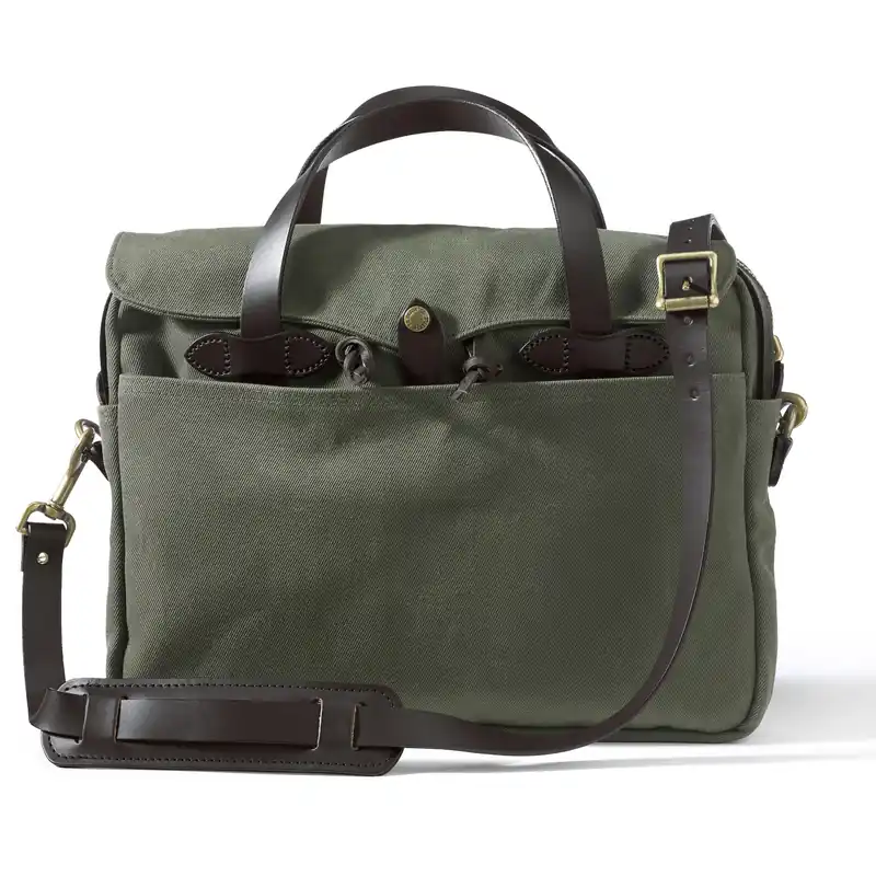 70256 Original Rugged Twill Briefcase Otter Green