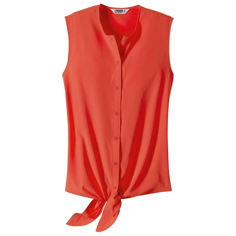 Women‘s Rose Sleeveless Shirt - Melon - XS